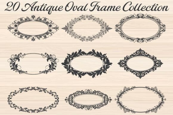 Antique Oval Frame