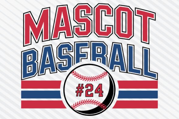 Baseball Mascot SVG for Crafts & Graphics