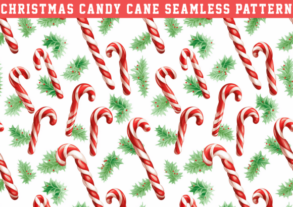 Christmas Candy Cane Seamless