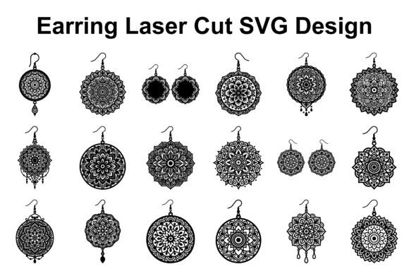 Mandala Laser Cut Earring Bundle