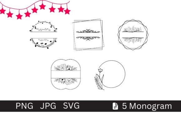 Monogram Designs Bundle: A Graphic Designer’s Take on Crafty Graphics