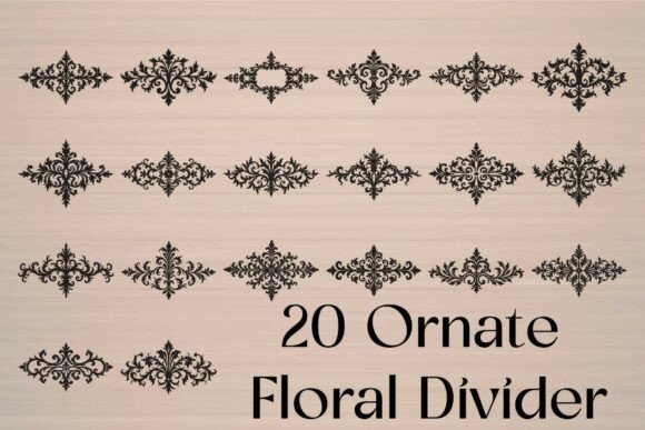 Ornate Floral Divider