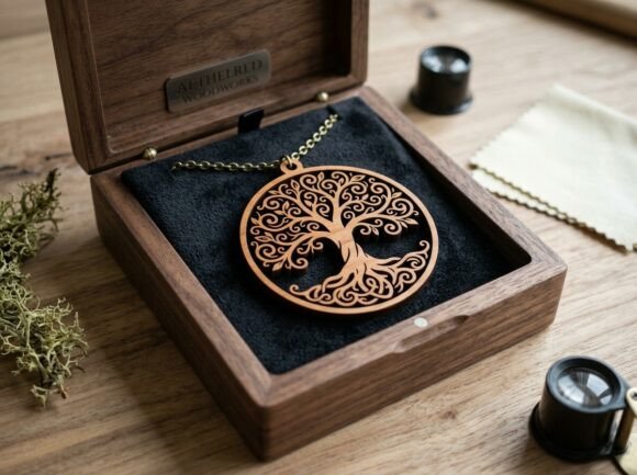 Tree of Life Pendant Laser Cut Design