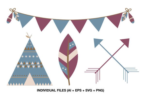 Tribal Party Decorations Graphics