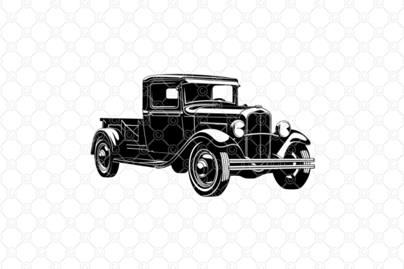 Vintage Car SVG for Crafts and Graphics