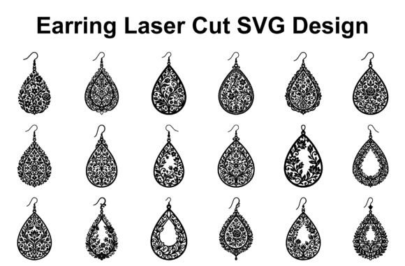 Vintage Earring SVG Bundle: Graphics for Crafts & Brand Storytelling