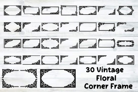 Vintage Floral Corner